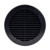 Steinberg14 Black Ventilation Grille 150 mm - Plastic Exhaust Grille