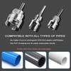 3PCS PVC Pipe Threader Kit for Drill