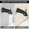BEIYI 3 Handle Shower Faucet Set with Tub Spout Matte