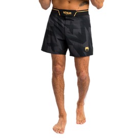 Venum Men's Standard Razor Fightshorts, Black/Gold, XX-Large