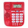 Corded Desktop Phone Wired Fixed Telephone with Big Ringtone Luminous