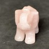 Edelsteinartikel Rose Quartz Elephant, Crystal Elephant 5 cm, Rose Quartz