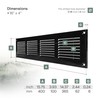 Vent Systems 16'' x 4'' Inch (Overall Dimensions) Pack of