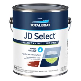 TotalBoat TotalBoat JD Select Ablative Antifouling Bottom Paint for Fiberglass, Wood and Steel Boats (Red, Gallon)