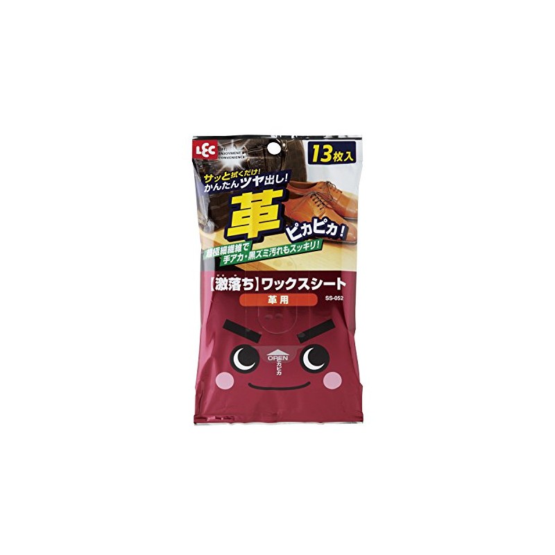 LEC SS-052 Geki Drop Wax Sheet for Leather, 13 Sheets