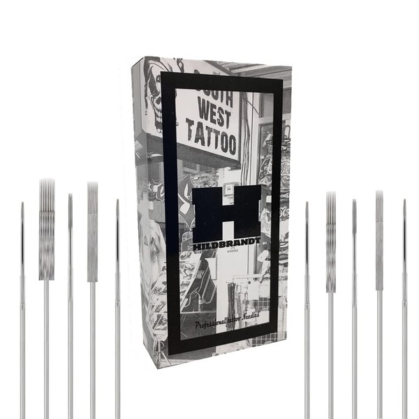 9RL #12 0.35mm 4.2mm Long Taper Professional Tattoo Needles On Bar #12 Gauge Precision Needle Magnum Shaders M1 Weaved Magnum