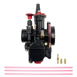 BAISUYA PWK Carburetor 21 24 26 28 30 32 34mm Racing Carb Universal 2T 4T Engine Dirt Bike Motocross Motorcycle Scooter ATV Quad (30mm)