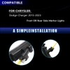 VANKUB 2 PCS Side Marker Light Pigtail Connector Wires for