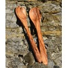 Cleminson Olive Wood Salad Servers 31 cm | Wooden Spoon