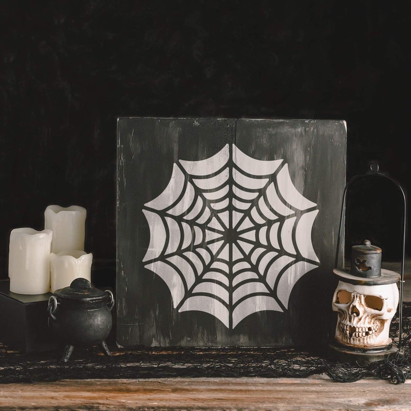 Spider Web Stencil - Reusable Stencils for Painting - Create