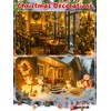 75FT 1500 LED Christmas Cluster Lights, Firecracker String Lights with