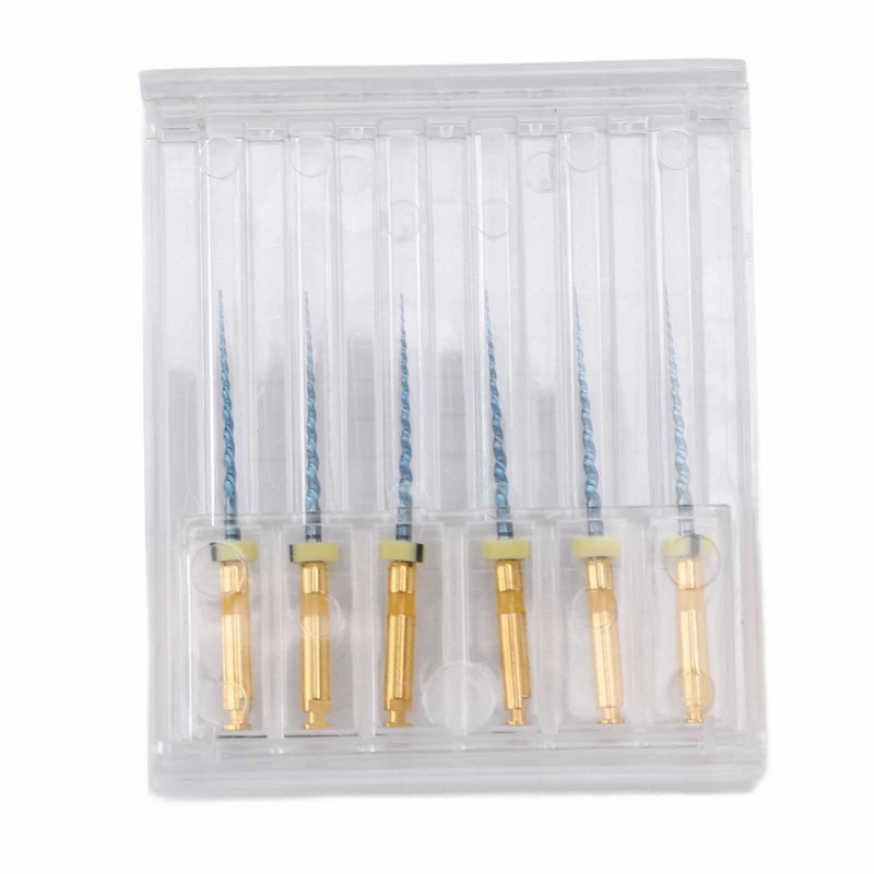 6pcs F1 Endodontic Canal Files Stretchy Metal Portable Rustproof Endodontic