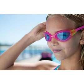 Zoggs Juniors Panorama Anti-fog Swim Goggles with UV protection- Pink, 6-14 Years