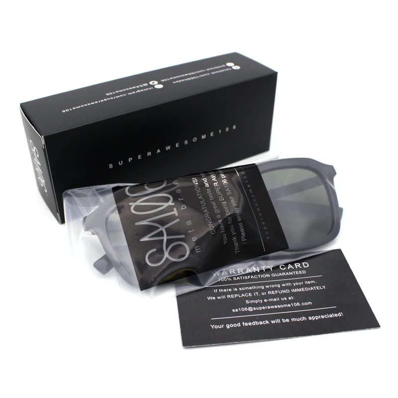 Mod Thin Plastic Hipster Rectangle Minimal Sunglasses Matte Black Green