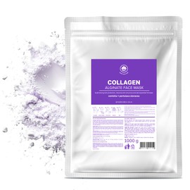 NSC Mascarilla Facial De Alginato En Polvo Con Colágeno (1 Kg, 40 Aplicaciones) - Peel-Off, Belleza Coreana, Cuidado Facial Natural - Kit De Spa...   