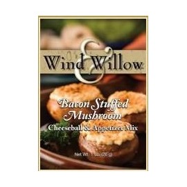 Wind & Willow Bacon Stuffed Mushroom Cheeseball Mix (4 Pack)