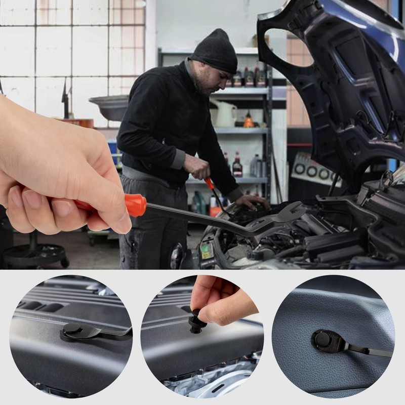 Car Mounting Clips, 500 Pieces Mounting Clips, Door Panel, Universal