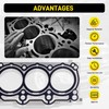 YEHERIT 3.6 Head Gasket Set with Bolts Compatible with Jeep