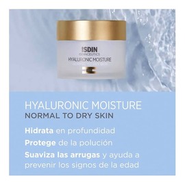 Crema facial Isdin con ácido hialurónico piel normal a seca 50 ml