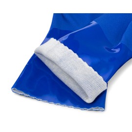 Kitchen-Star Ultimate Rubber Household PVC Gloves with Comfortable Cotton Lined, Anti-Slip surface, Kitchen Dishwashing, Extra Thickness, Kitchen Cleaning, Working, Painting, Pet Care 2 Pairs, You get