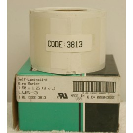 Panduit LWS-3 Pan-Qwick Self-Laminated Wire Marker *NEW in Box*
