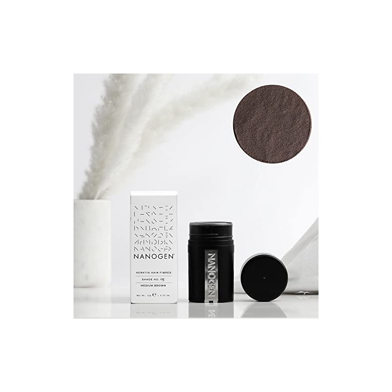 Nanogen Hair Thickening Keratin Fibres Medium Brown