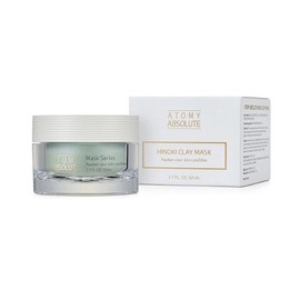 J&M Partners Atomy Absolute Hinoki Clay Mask 50ml 1ea / 애터미 앱솔루트 히노키 클레이 마스크 50ml 1개
