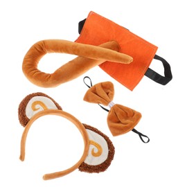 PACKOVE Monkey Costume Ears Headband Boys and Girls Party Accessory Animal Fancy Dress Props