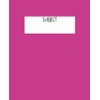 Color Coded Notebook: Pink