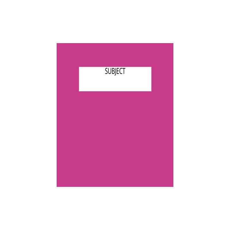Color Coded Notebook: Pink