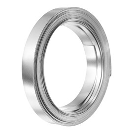 HARFINGTON Nickel Strip 0.2mm x 10mm (26.2ft / Roll) Nickel Plated Steel Strips for Lithium Battery Packs Car Nickel Tap for Cell Battery Pack Spot Welding and Soldering, Silver Tone