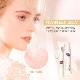 Domality 2pcs Clear Gel Face Primer Set, Light Oil Control, Refreshing Face Foundation, Moisturising, Long-Lasting Smoothing, Invisible Pore