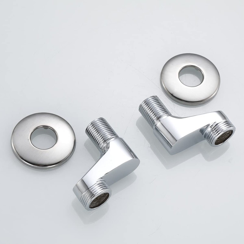 Gnimauhz Solid Brass Chrome Wall Mount Clawfoot Tub 3-3/8 Inch
