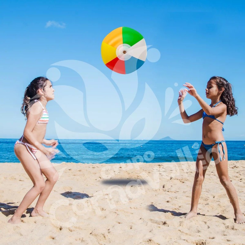 Grupo Carnavallia Pelota Playera Inflable Colores Acuatica Alberca Pool Party
