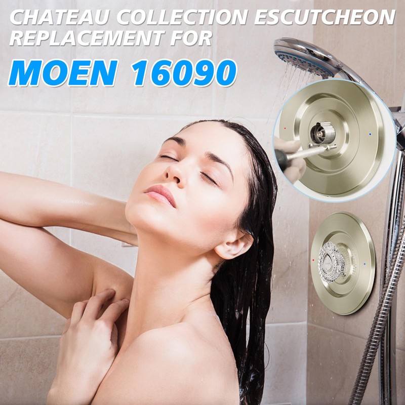 Chateau Collection Escutcheon Replacement for Moen 16090, for One-Handle Tub