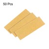 HARFINGTON 50pcs Micro Sander Paper 60 Grit 3.5x1.2 Inch Mini