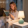 14'' H Cordless LED Table Lamp with Dimmer, Ceramic Bedside