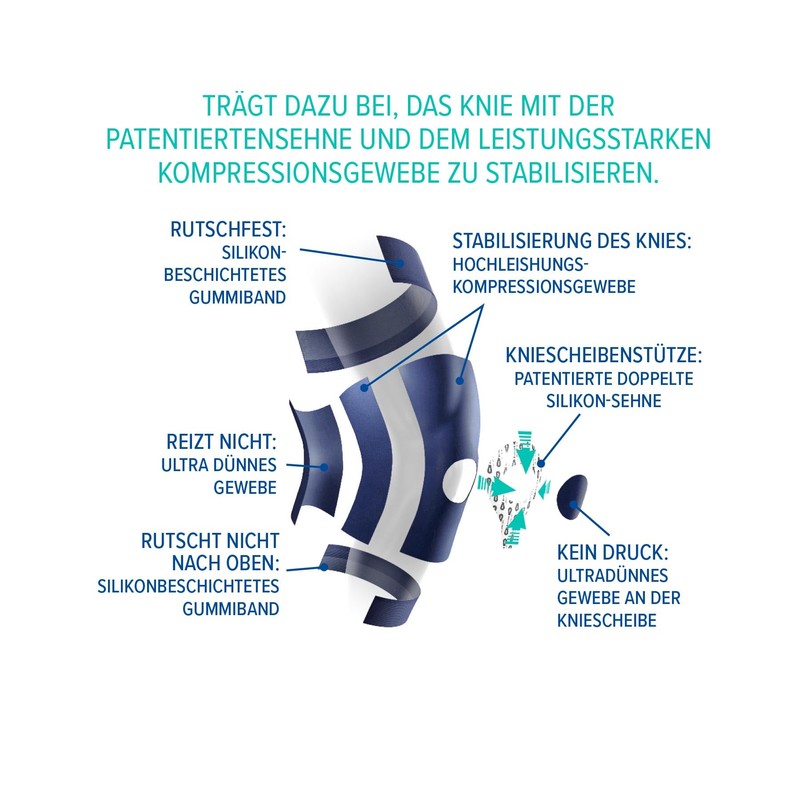 Epitact Physiostrap Epithelium Flex Painful Knee Gonarthrosis - L