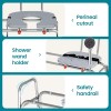WAYES 400lb Sliding Tub Transfer Bench Shower Chair Shower Bench