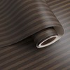 VaryPaper 15.7''x315'' Dark Brown Wood Stripes Peel and Stick Wallpaper