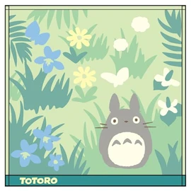 Marushin 1005058100 Handkerchief, My Neighbor Totoro, Forest Butterfly, Approx. 9.8 x 9.8 inches (25 x 25 cm), Studio Ghibli Totoro, Girls, Boys, Towel, Mini Towel, Towel Handkerchief, Cotton