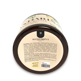 MIL FLORES BODY BUTTER MANDARINA Hidrata, lubrica y nutre la piel ngredientes y esencias 100% naturales 200 mg