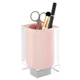 IZOD - Tumbler, Resin Countertop Accessories, Dorm Room Essentials, Perfect for Bathroom or Vanity (Marina Collection, Pink)