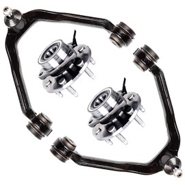 SCITOO 4pcs Suspension Kit Wheel Bearing For Chevy Silverado 1500 Tahoe Avalanche 1500 Express 1500 For GMC Sierra 1500 Yukon 1500 Savana 1500 w/Suspension Parts Upper Control Arm Joint Wheel Hub