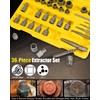 Topec 36Pcs Screw & Bolt Extractor Kit, 3-in-1 Easy Out