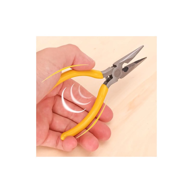 15 Pack Mini Needle Nose Pliers, 5 Inch Thin Needle