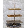 TIC Collection Calia Rectangle Plate Stand 3 Tiered Tray