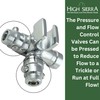 High Sierra Showerheads® - Solid Metal Fixed and Handheld Combo