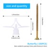 50 Sets of Cavity Dowels, Butterfly, Expansion Dowels, Cavity Wall