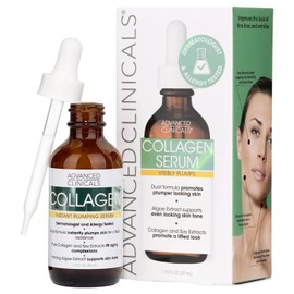 ADVANCED CLINICALS SUERO FACIAL CON COLAGENO RELLENO INSTANTANEO CON SOYA Y EXTRACTOS DE ALGA 52ML